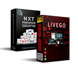 NXT & Livego Backup IPTV - 12 månader